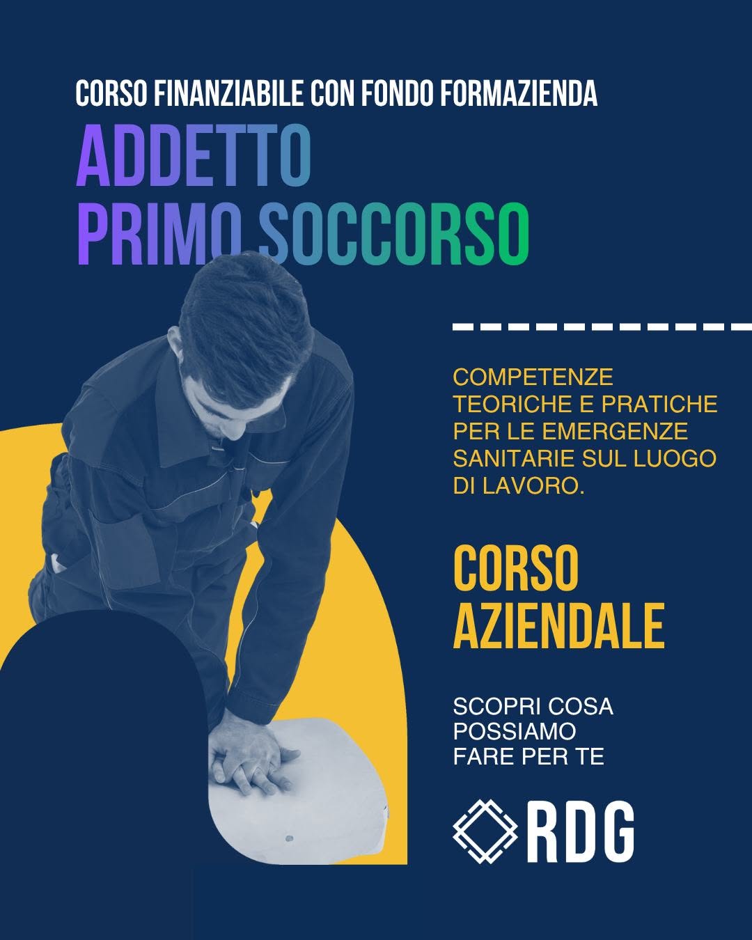 Corso aziendale Addetto Primo Soccorso — RDG Formazione